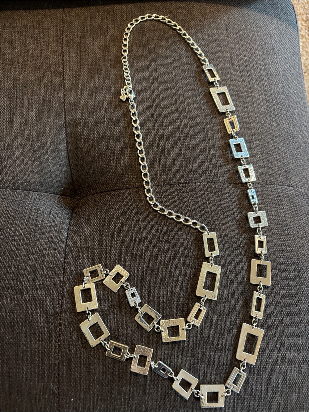 Brighton necklace, squares